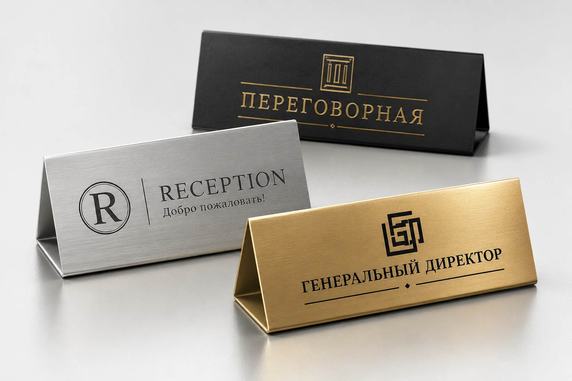 Настольные таблички